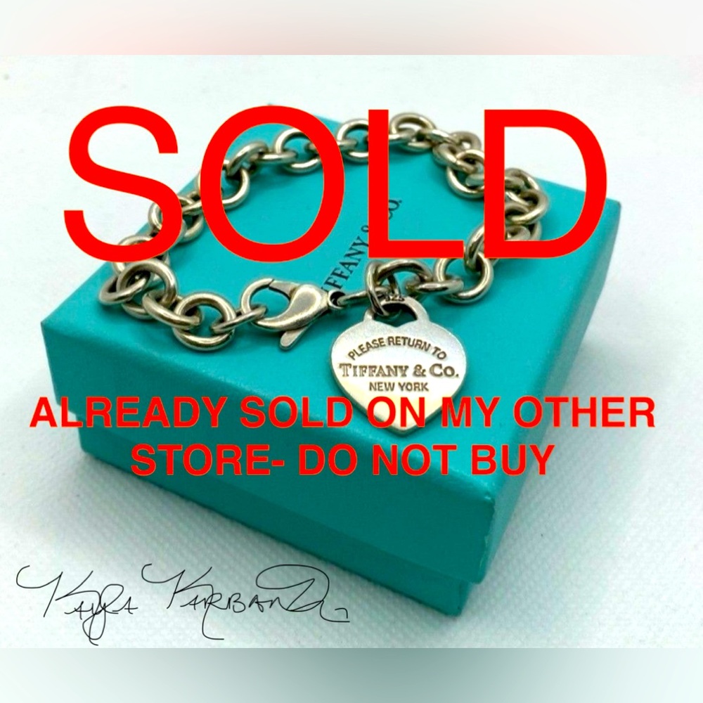 ✨VINTAGE TIFFANY & CO. HEART TOGGLE BRACELET 925 AUTHENTIC ✨
